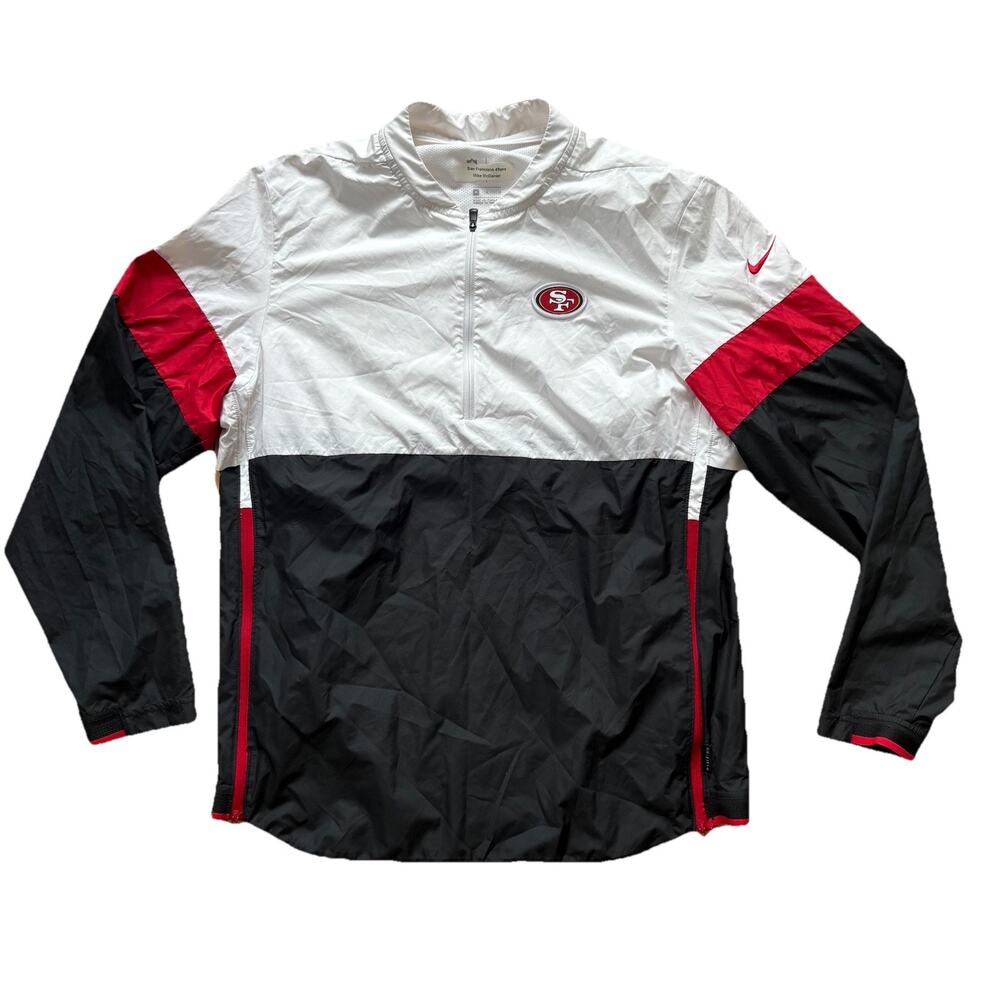 Mike McDaniel Team Issued 49ers Jacket Coach 1/4 Zip Size Medium LA Chargers